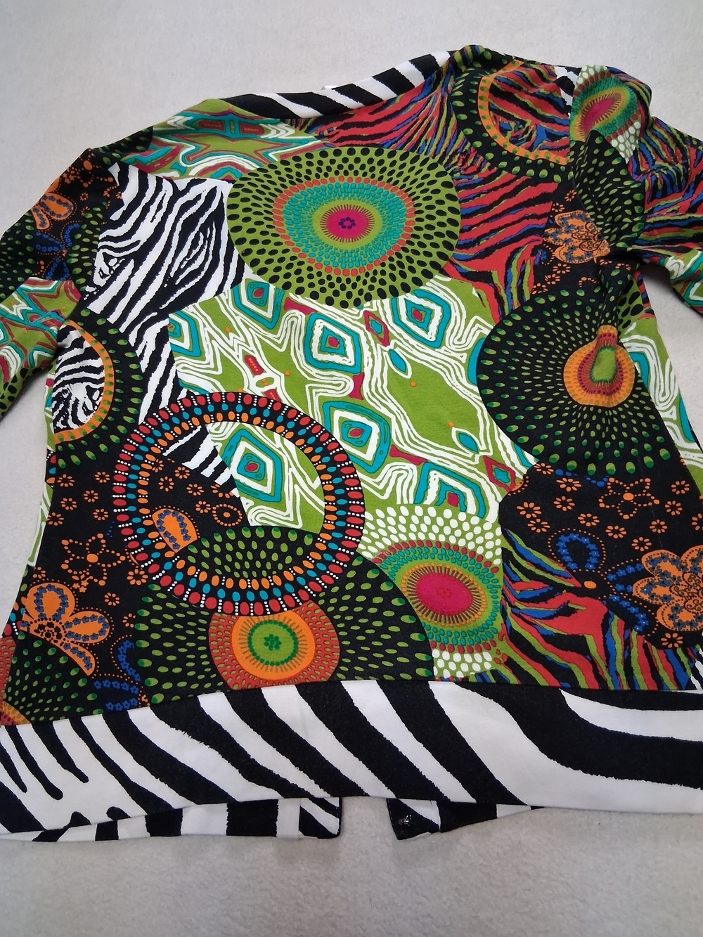 Joseph Ribkoff Multicolor Button-Down Print Shirt - Picture 6 of 6